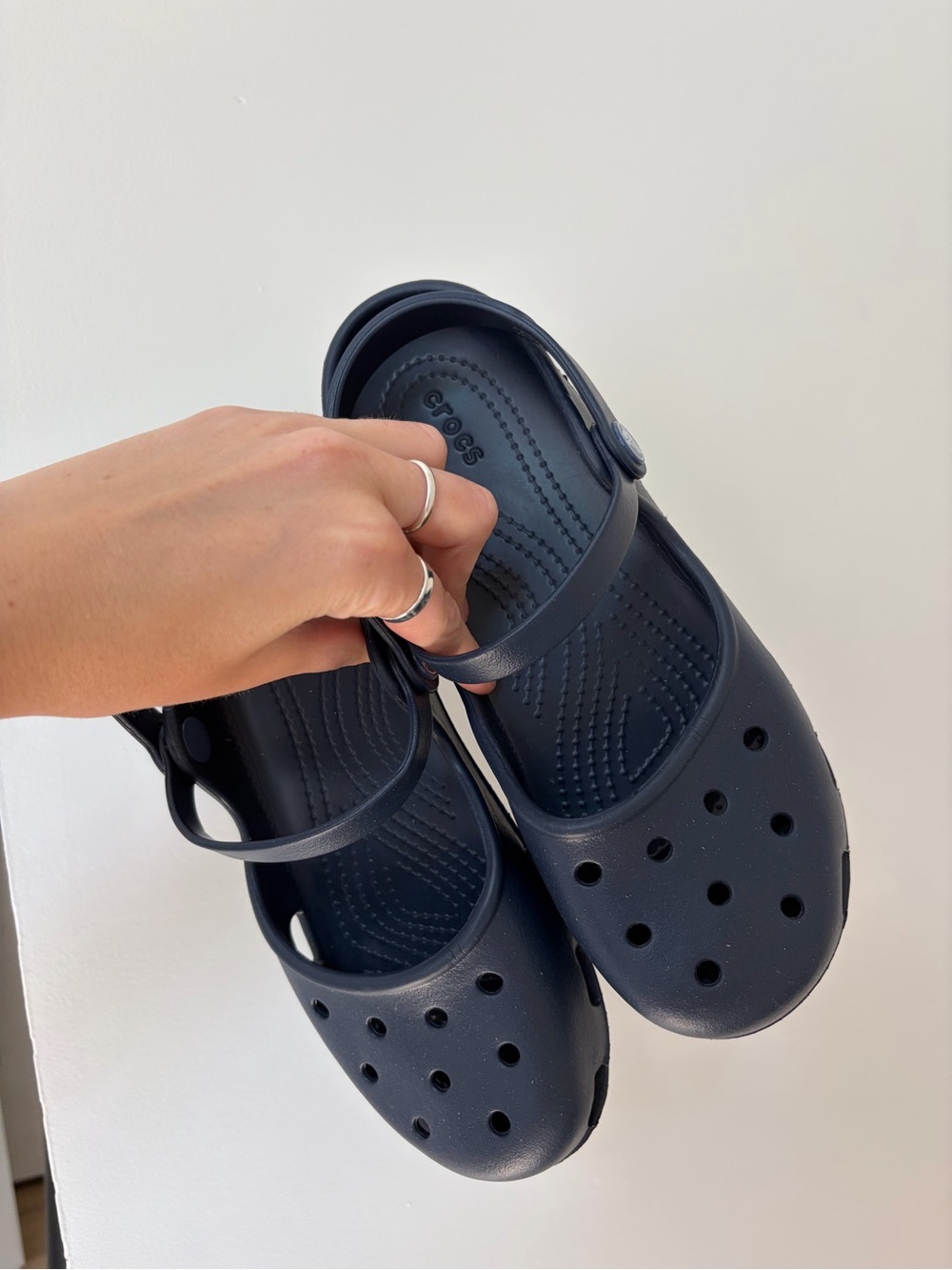 NEW Retro Women’s Mary Jane Crocs Navy